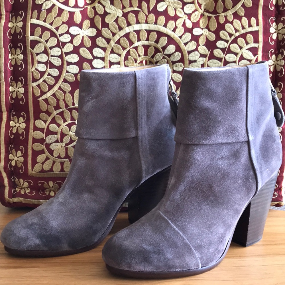 Rag and Bone Newbury Suede Ankle boots sz 37 NWT